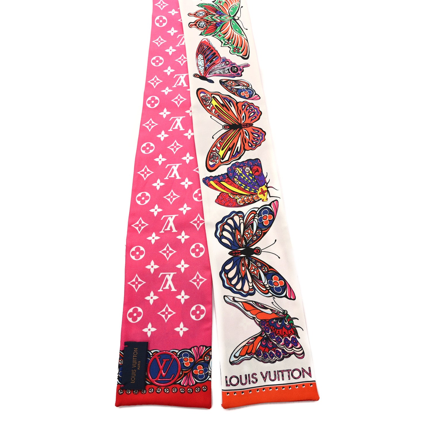 Louis Vuitton Silk Monogram World Of Love Bandeau White 2 of 4