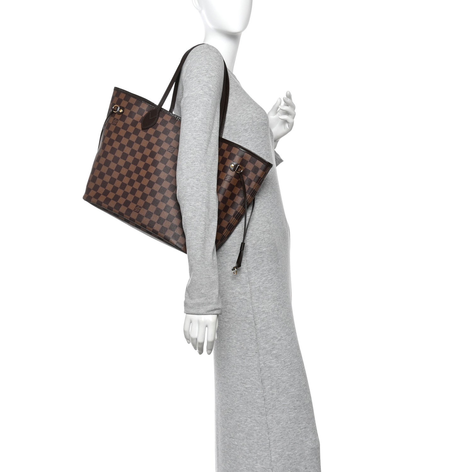 Louis Vuitton Damier Ebene Neverfull MM 2 of 12