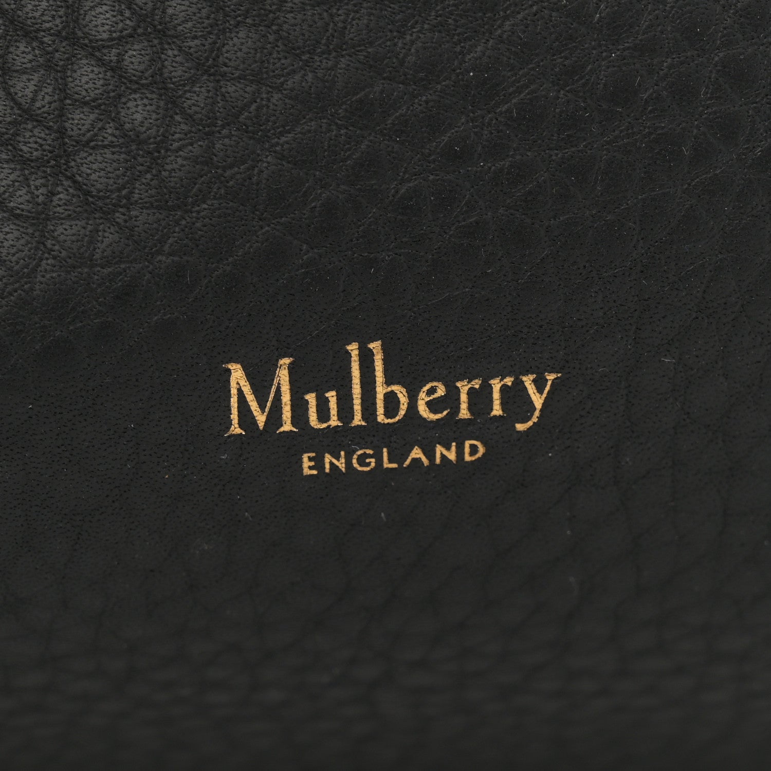 Mulberry Heavy Grain Iris Tote Black 6 of 16