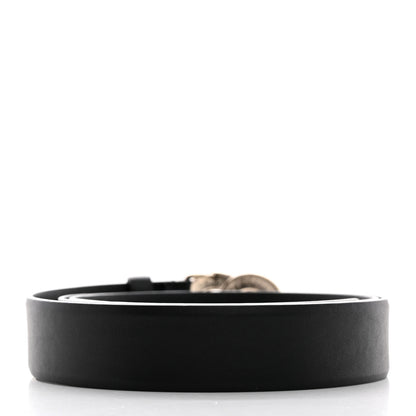Chanel Calfskin Pearl Crystal CC Belt 95 38 Black 2 of 7