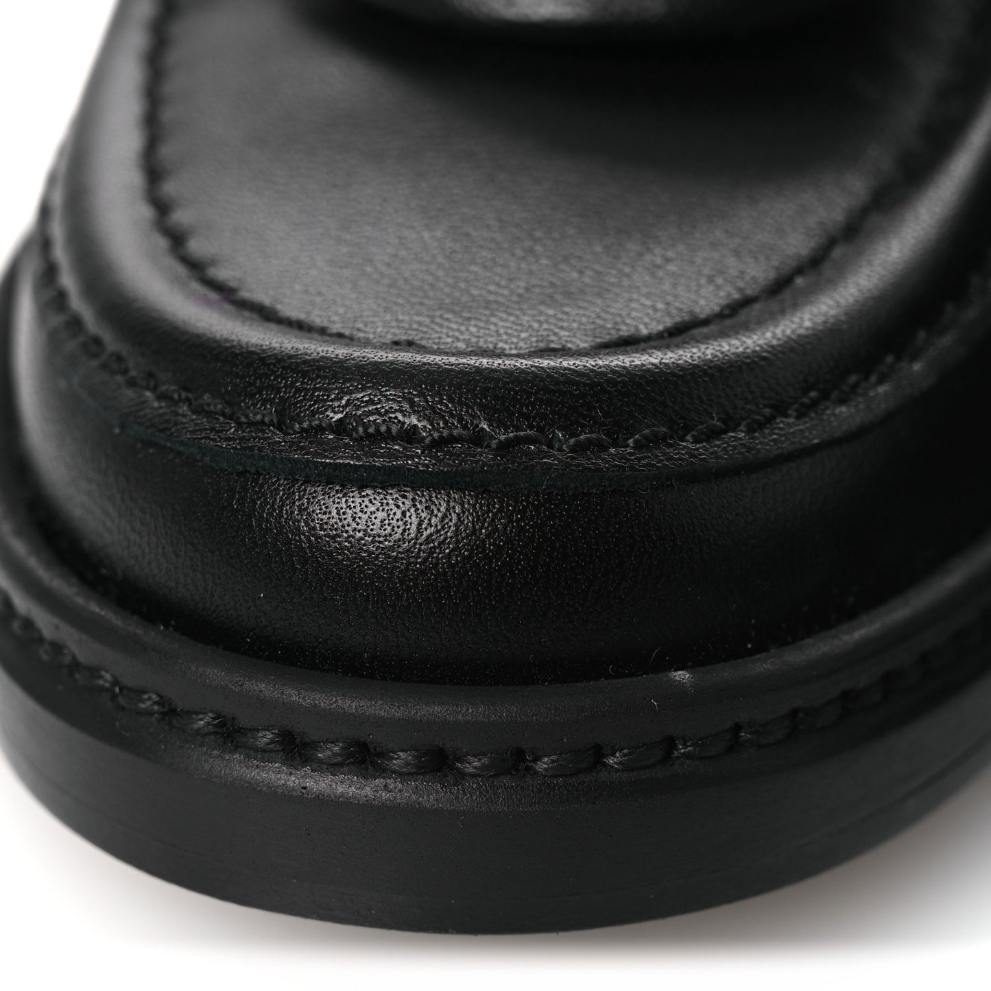 Lambskin Quilted CC Turnlock Loafers 36 Black