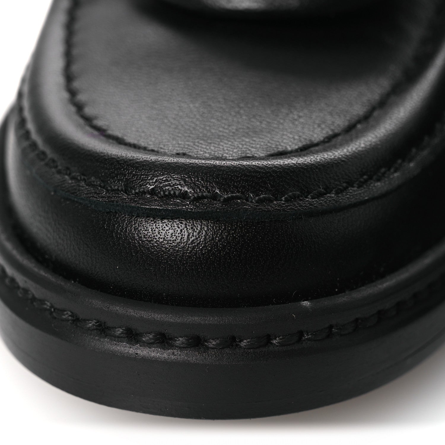 Chanel Lambskin Quilted CC Turnlock Loafers 36 Black 11 of 13