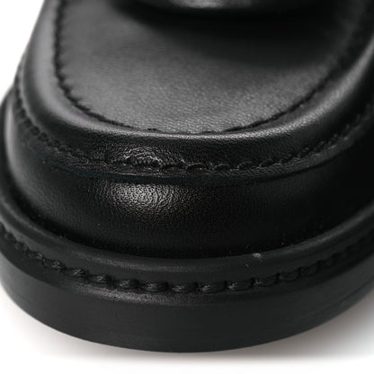 Chanel Lambskin Quilted CC Turnlock Loafers 36 Black 11 of 13