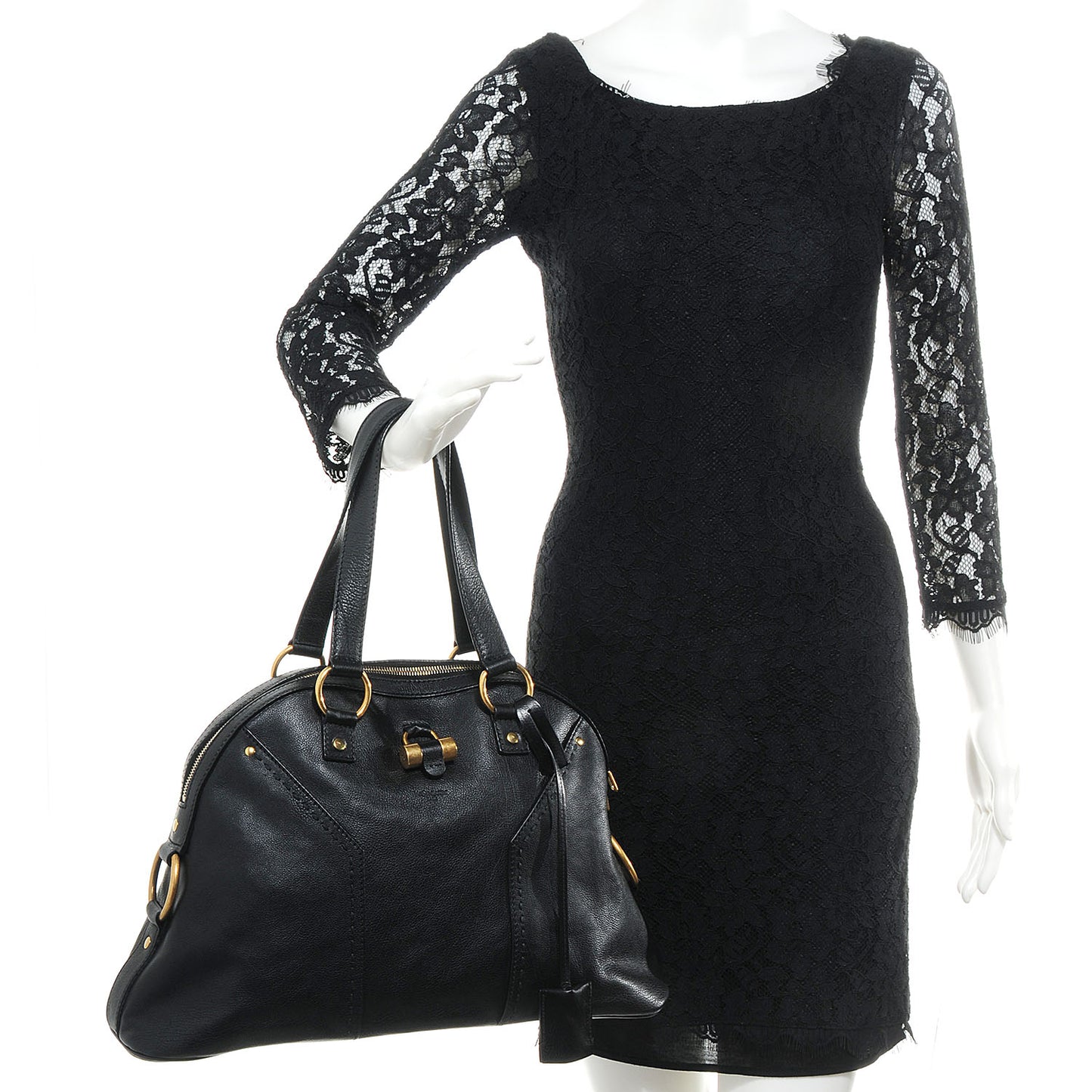 Leather Large Muse Black