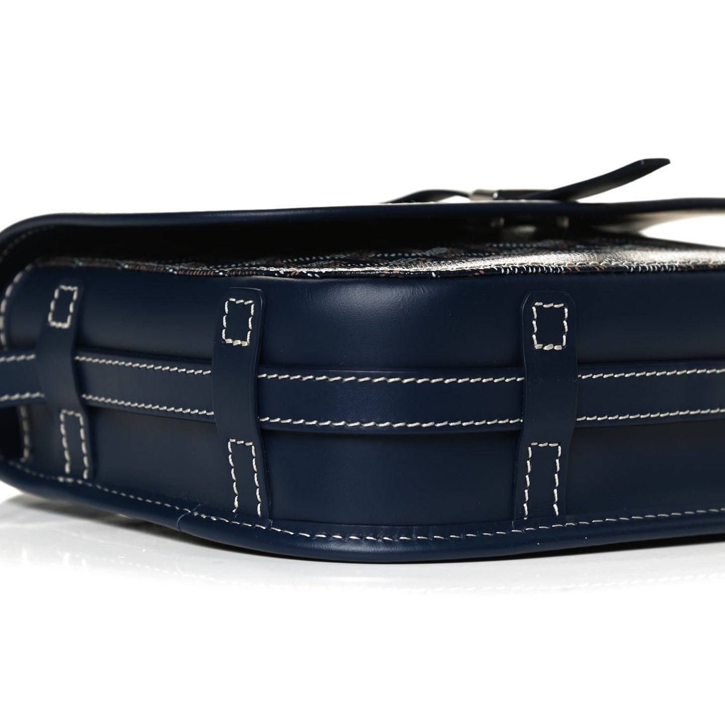 Goyardine Belvedere II PM Messenger Bag Navy