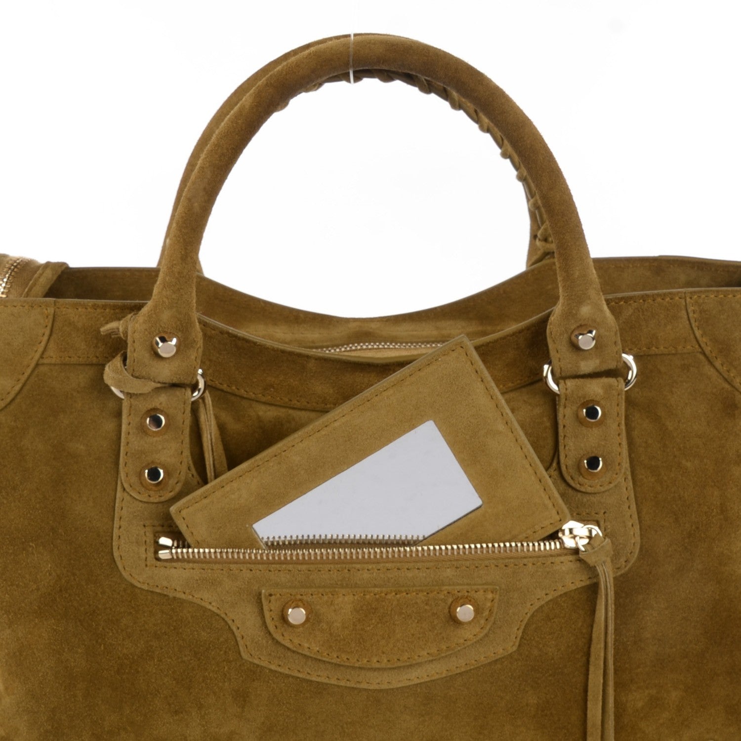 Balenciaga Baby Daim Suede Classic Hardware City Beige Fauve 11 of 12