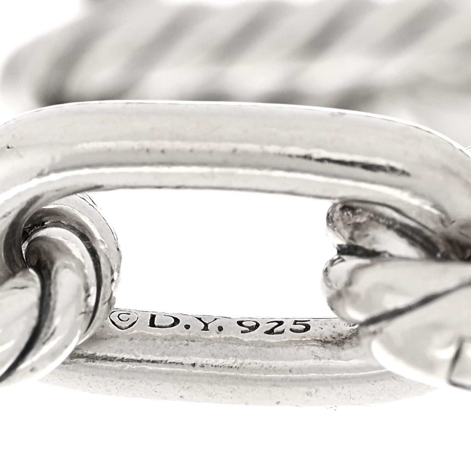 David Yurman Sterling Silver 8.5mm Madison Chain Bracelet 3 of 3
