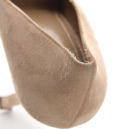 Saint Laurent Suede Tribtoo 105 Platform Pumps 40 Beige 9 of 14