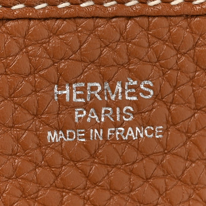 Hermes Taurillon Clemence Evelyne III GM Gold 6 of 15