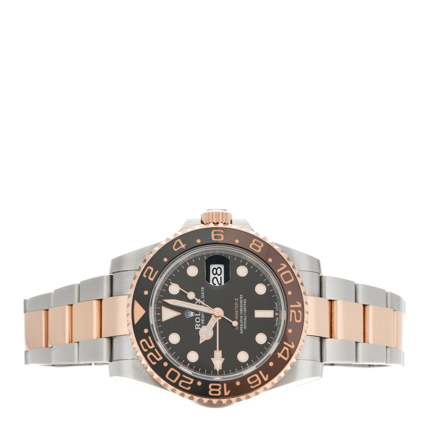 Rolex Stainless Steel 18K Everose Gold 40mm GMT-Master II Root Beer Watch 126711CHNR 2 of 6