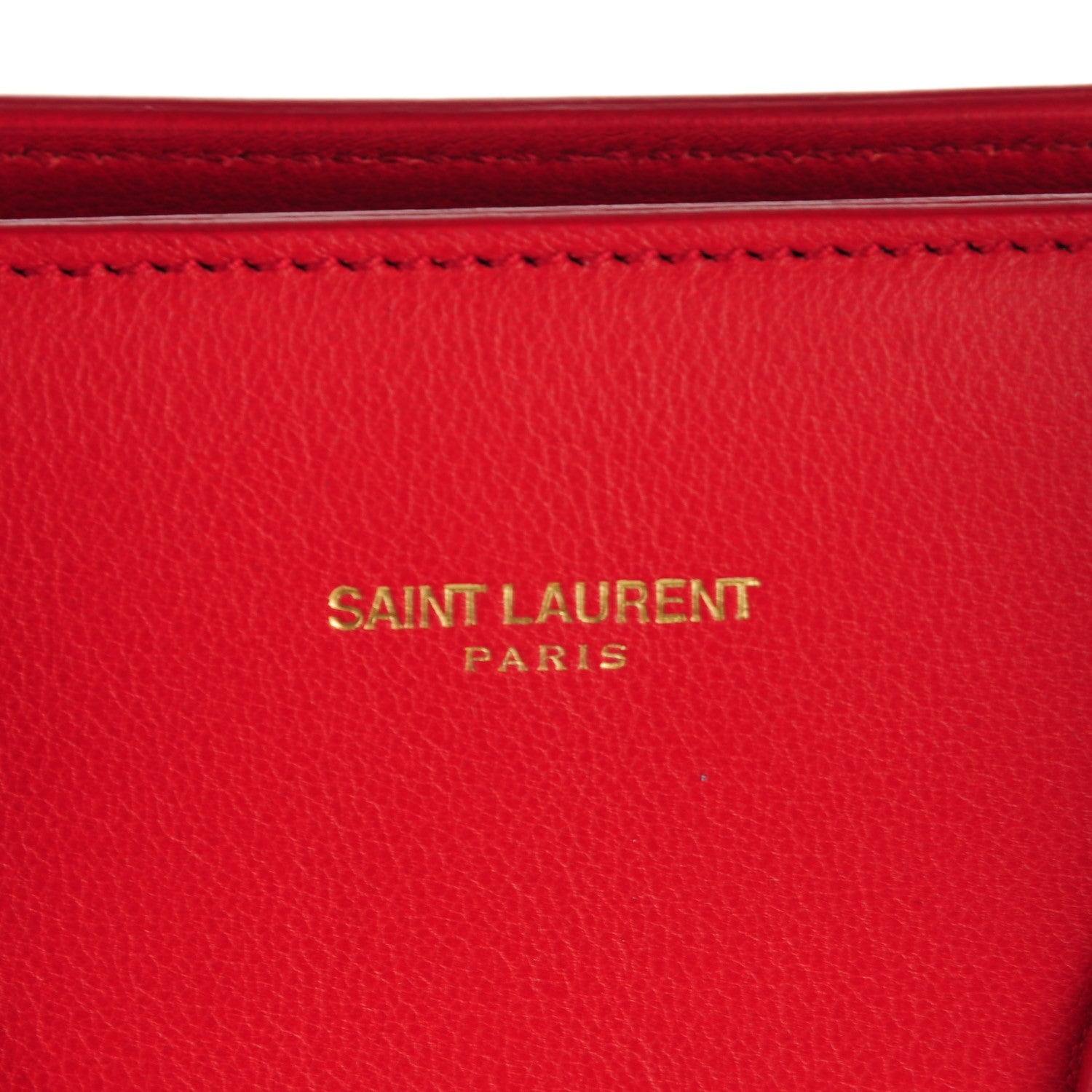 Saint Laurent Calfskin Small Sac De Jour Lipstick Red 5 of 8