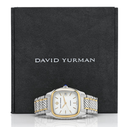 David Yurman Stainless Steel 18K Yellow Gold 35mm Thoroughbred Automatic Watch 5 of 5