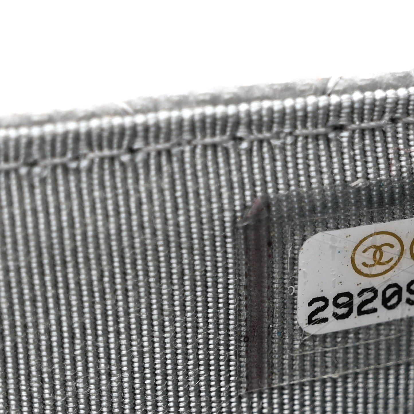 Caviar Quilted Small Flap Gusset Wallet Grey