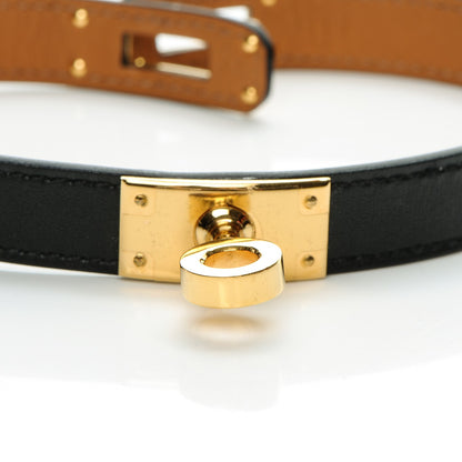 Hermes Chamonix Kelly Double Tour Bracelet XS Black 4 of 9