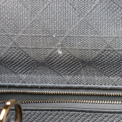 Christian Dior Canvas Embroidered Cannage Lady D-Lite Gray 10 of 10