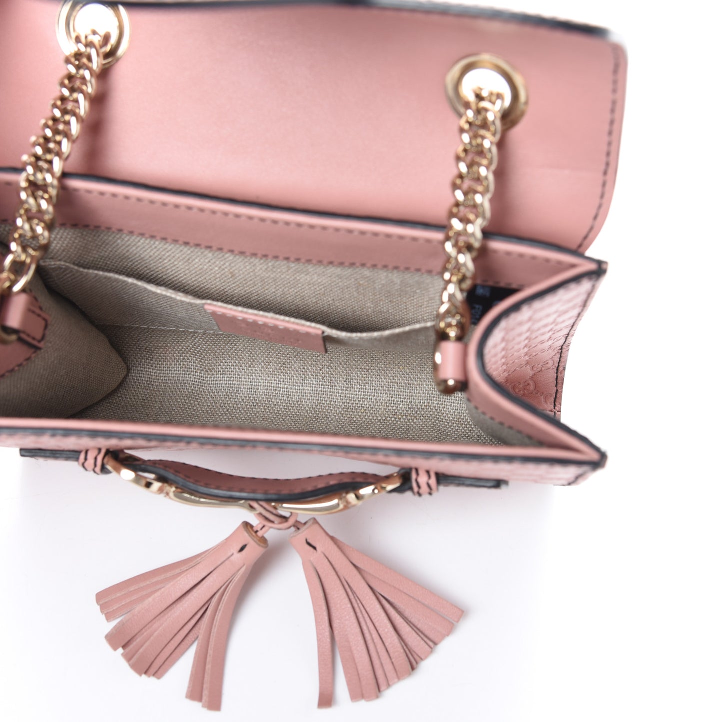 Microguccissima Mini Emily Shoulder Bag Soft Pink