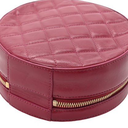 Chanel Glazed Calfskin Round As Earth Evening Bag Rouge 12 of 14