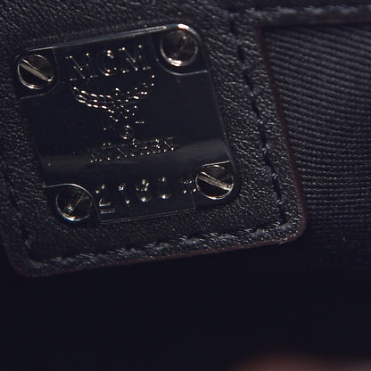 MCM Calfskin Ottomar Monogram Medium Essential Tote Black 7 of 11