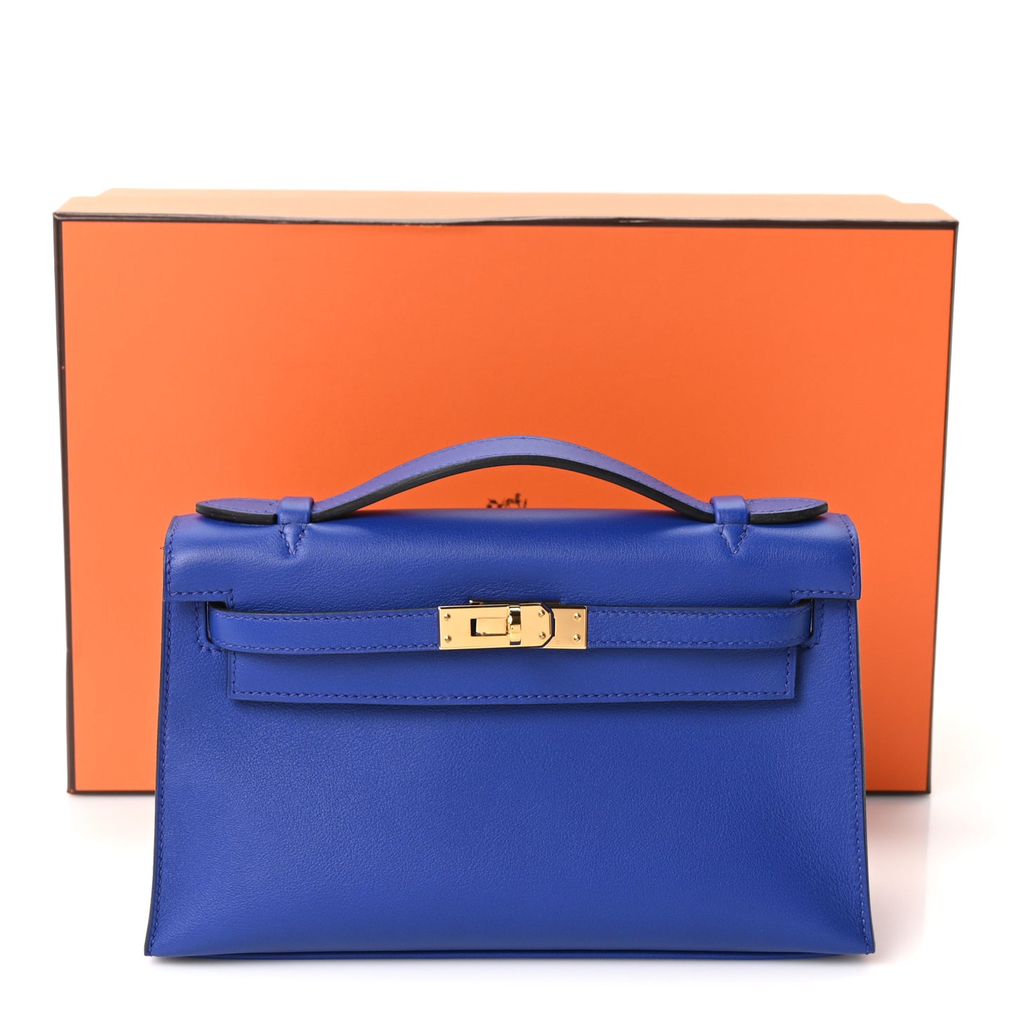 Swift Kelly Pochette Clutch Bleu Electrique