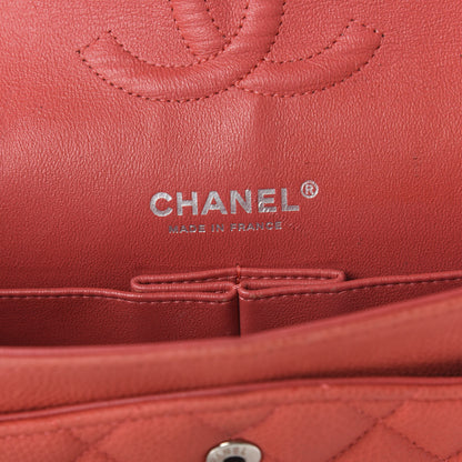 Chanel Iridescent Caviar Quilted Medium Double Flap Dark Pink 8 of 17