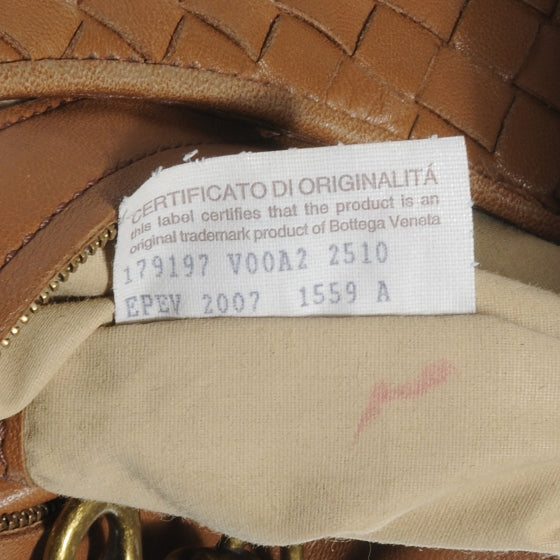 Nappa Intrecciato Ball Hobo Noce