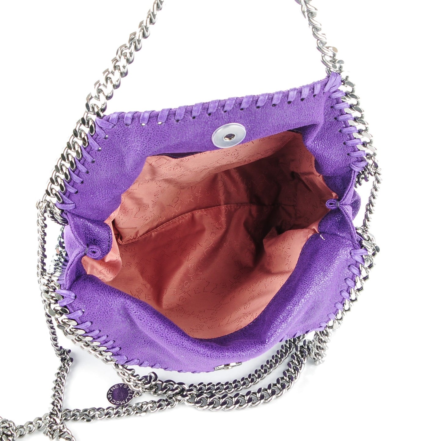 Shaggy Deer Mini Falabella Tote Bright Purple