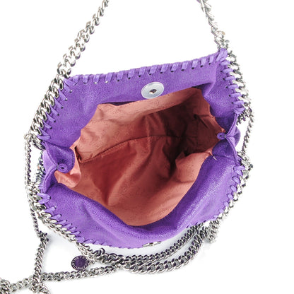 Stella McCartney Shaggy Deer Mini Falabella Tote Bright Purple 6 of 9