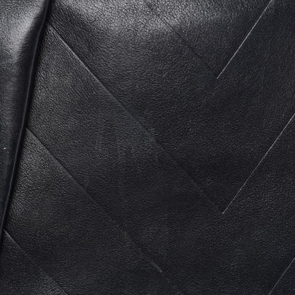 Chanel Calfskin Chevron CC All Day Long Boston Black 8 of 14