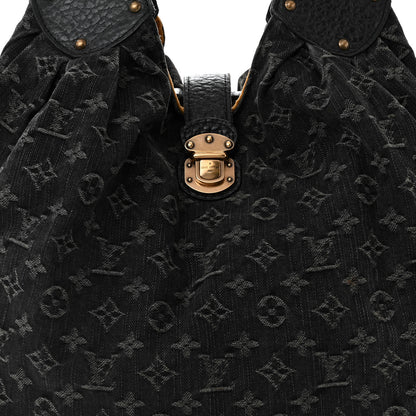 Louis Vuitton Denim Mahina XL Black 7 of 12