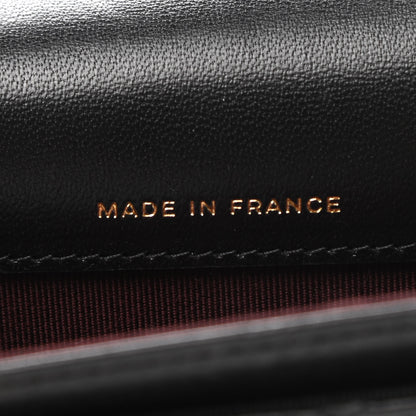Chanel Lambskin Quilted Flap Card Holder Wallet Black 7 of 9