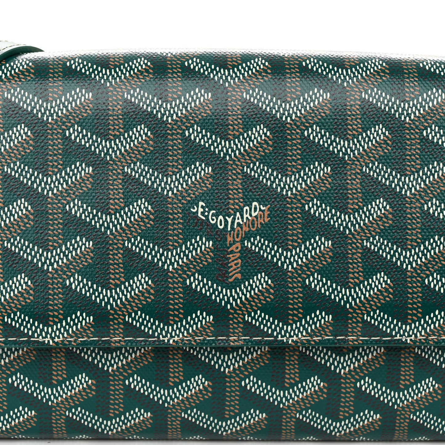 Goyardine Varenne Continental Wallet Green
