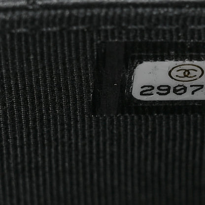 Chanel Aged Calfskin Quilted Reissue Wallet On Chain WOC So Black 7 of 9