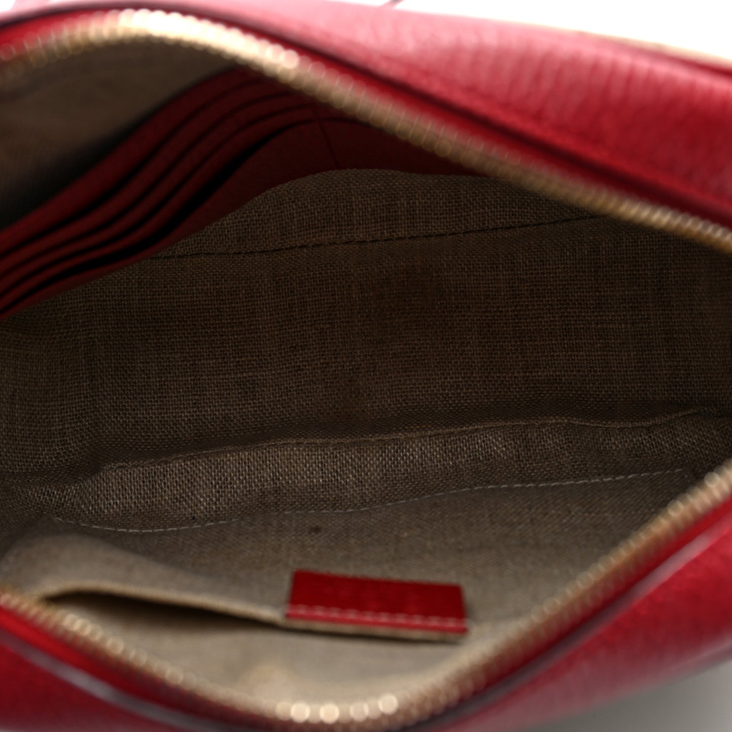 Monogram Mini Bree Messenger Bag Red
