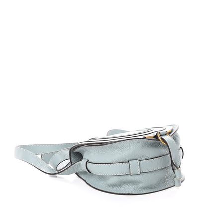 Chloe Calfskin Mini Marcie Round Crossbody Bag Faded Blue 3 of 8