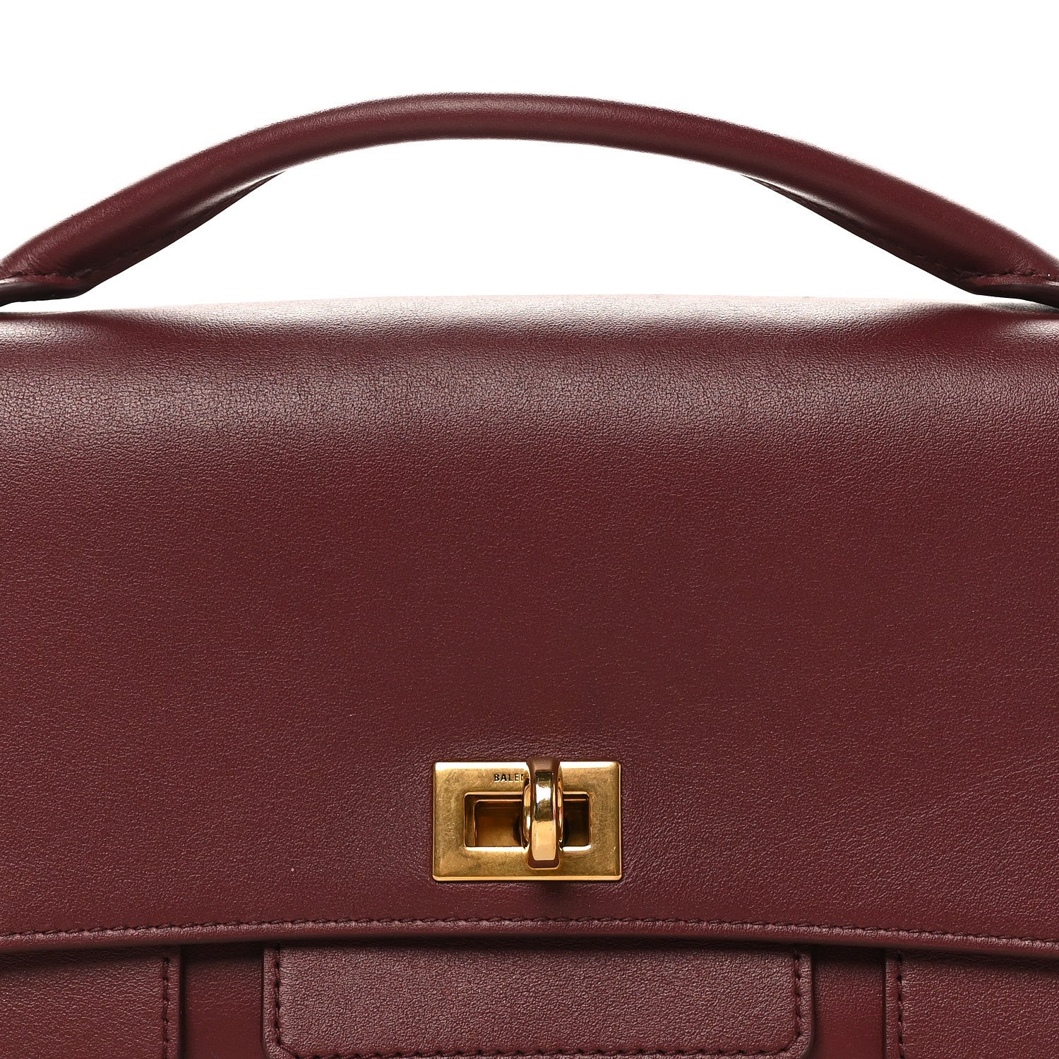 Balenciaga Smooth Calfskin Small Bel Air Clutch On Strap Dark Burgundy Dark Burgundy 8 of 10