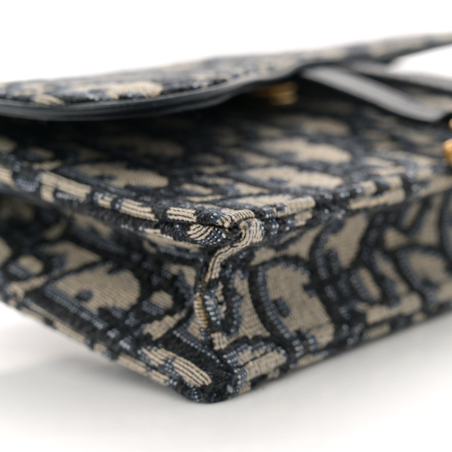 Oblique Saddle Belt Bag Blue