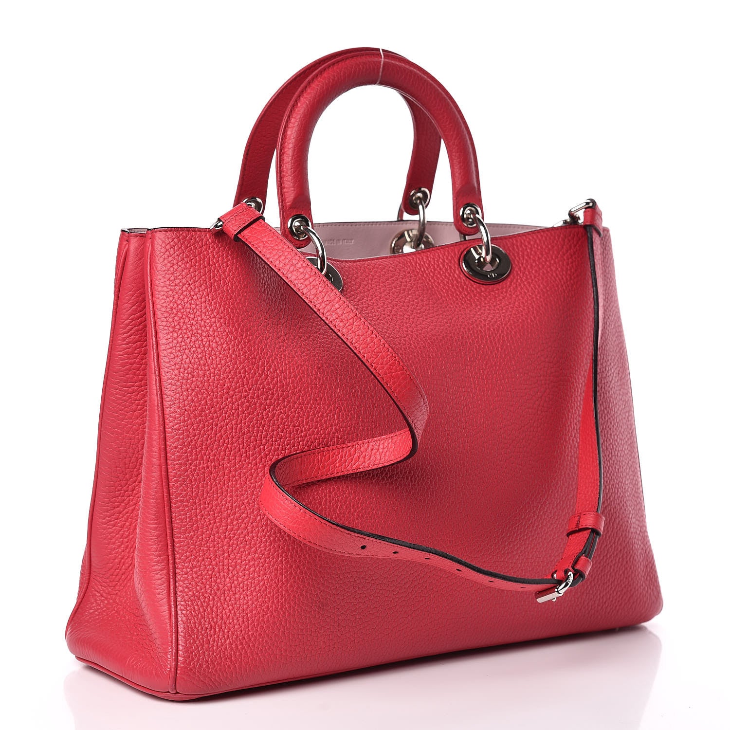 Christian Dior Bullcalf Large Diorissimo Tote Pink 4 of 14