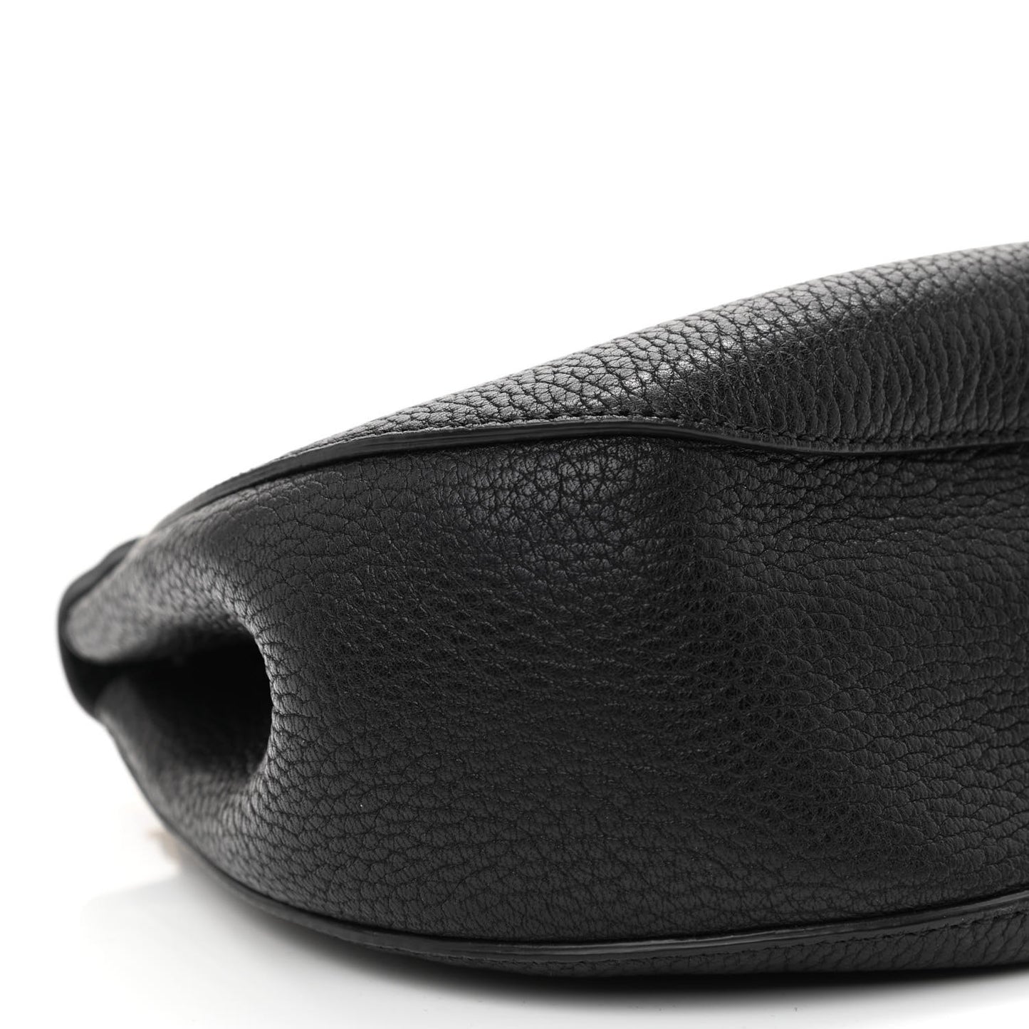 Goatskin Drew Shoulder Bag Black