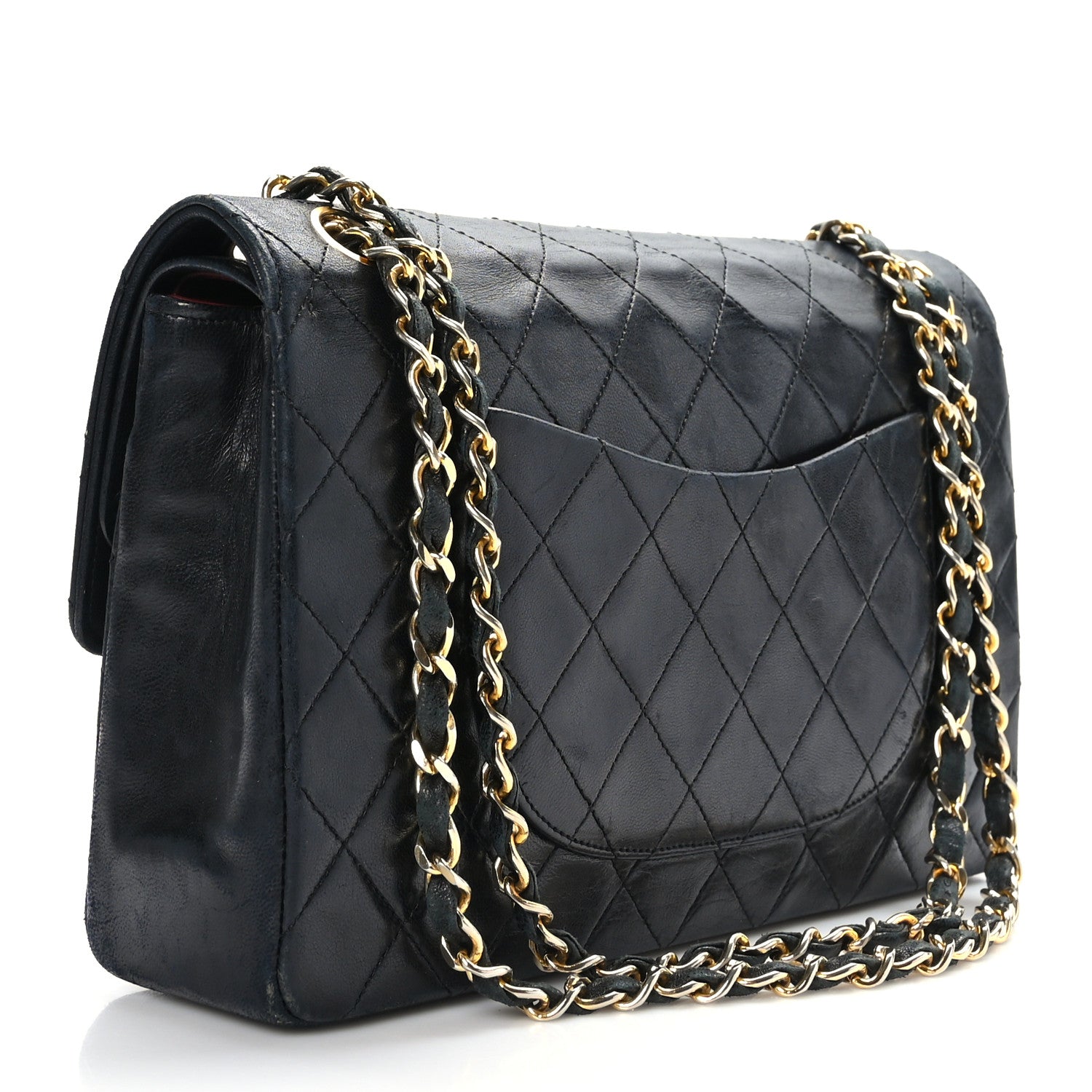 Chanel Lambskin Quilted Small Double Flap Black 1 of 10