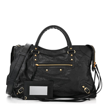 Balenciaga Agneau Classic Gold Hardware City Black 1 of 12