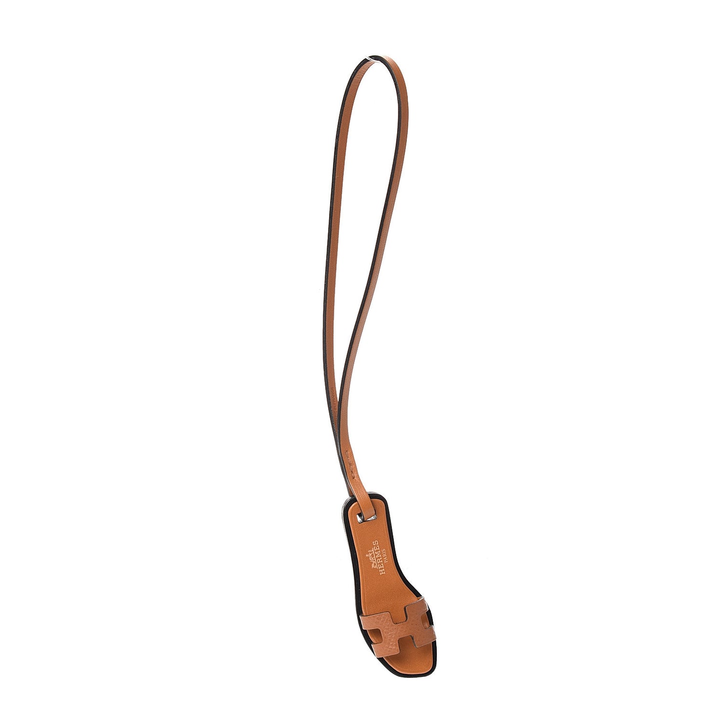 Epsom Butler Calfskin Hunter Oran Nano Bag Charm Gold
