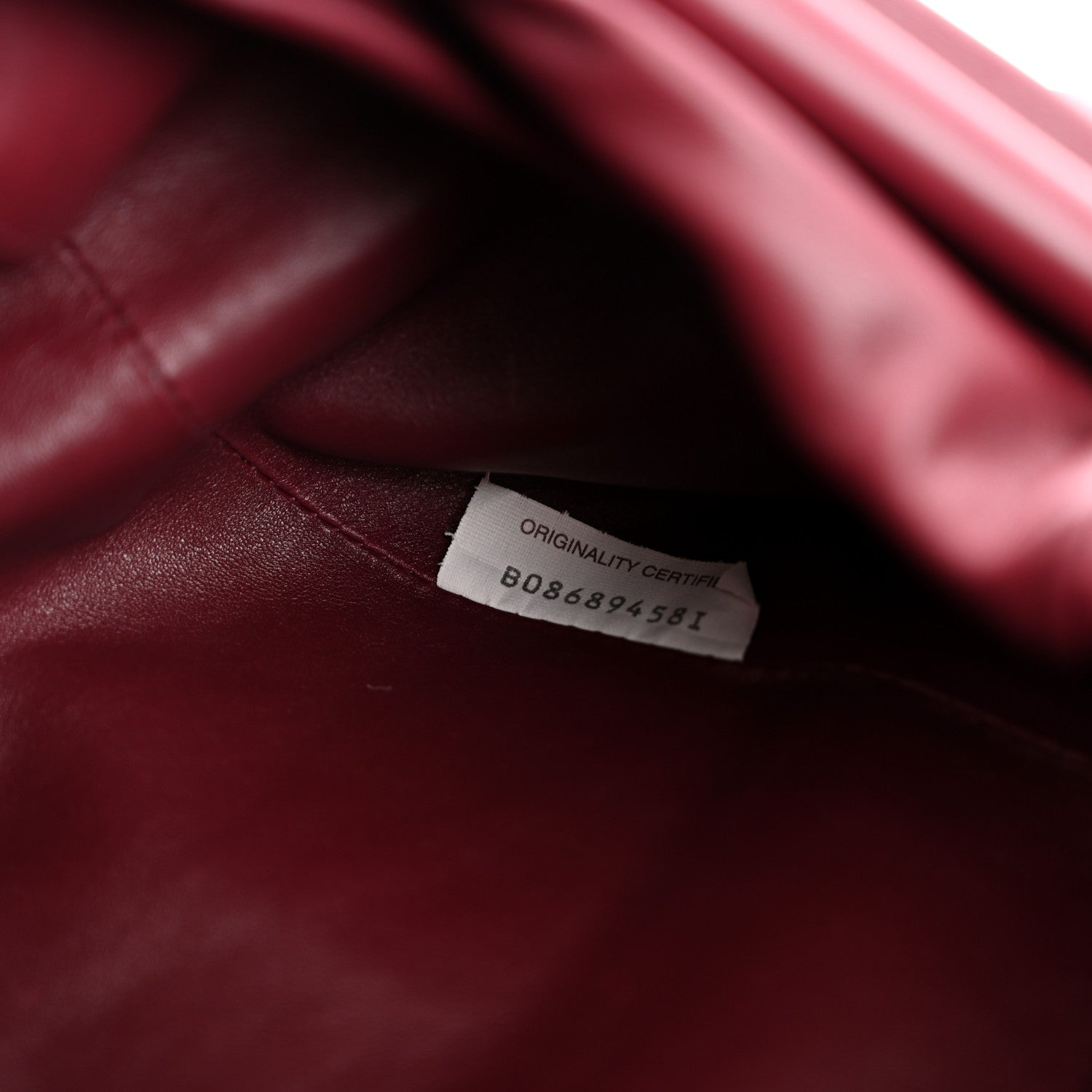 Bottega Veneta Smooth Butter Calf The Pouch Oversized Clutch Bordeaux 7 of 11