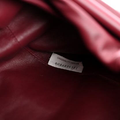 Bottega Veneta Smooth Butter Calf The Pouch Oversized Clutch Bordeaux 7 of 11