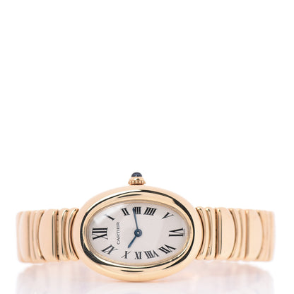 Cartier 18K Yellow Gold 22mm Baignoire Quartz Watch 3 of 5