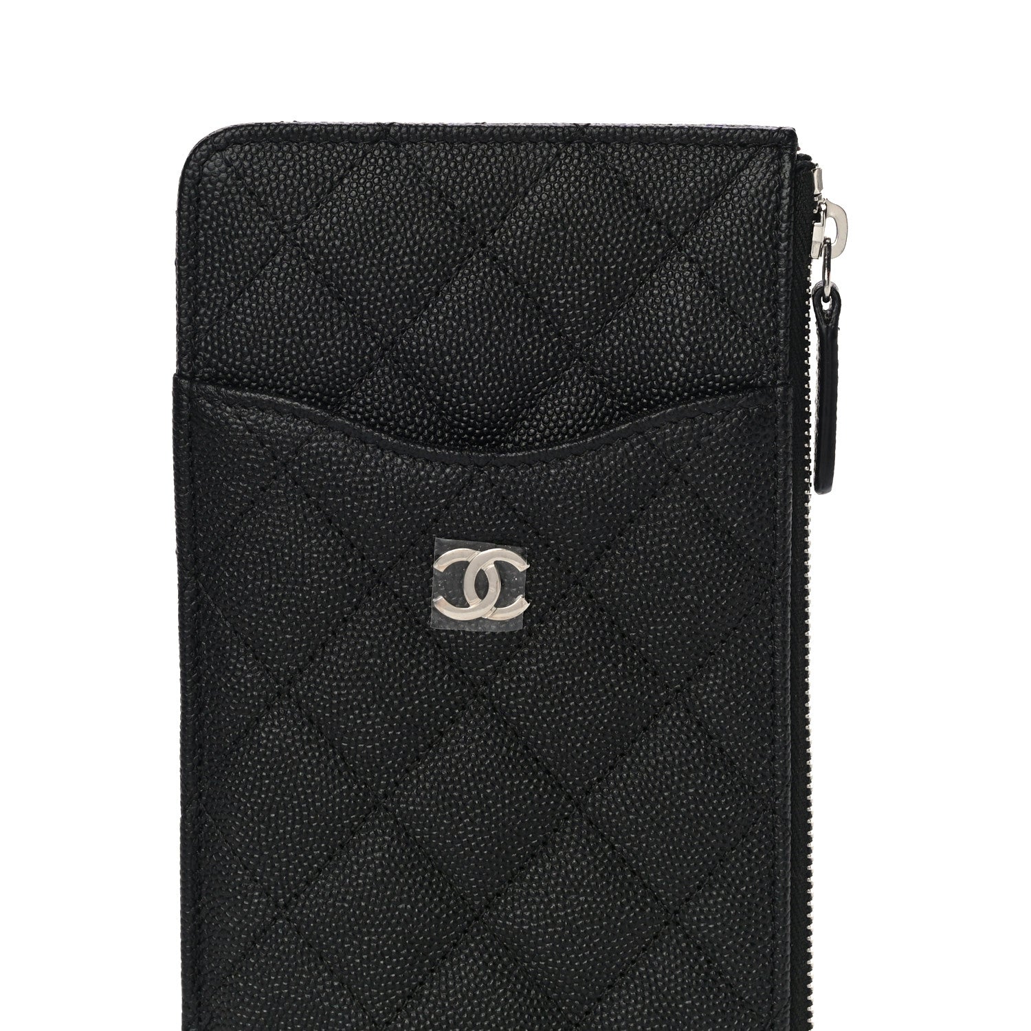 Chanel Caviar Quilted Classic iPhone Pouch Black 8 of 11