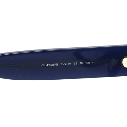 Celine Acetate Shadow Sunglasses CL 41026/S Blue Red 6 of 7