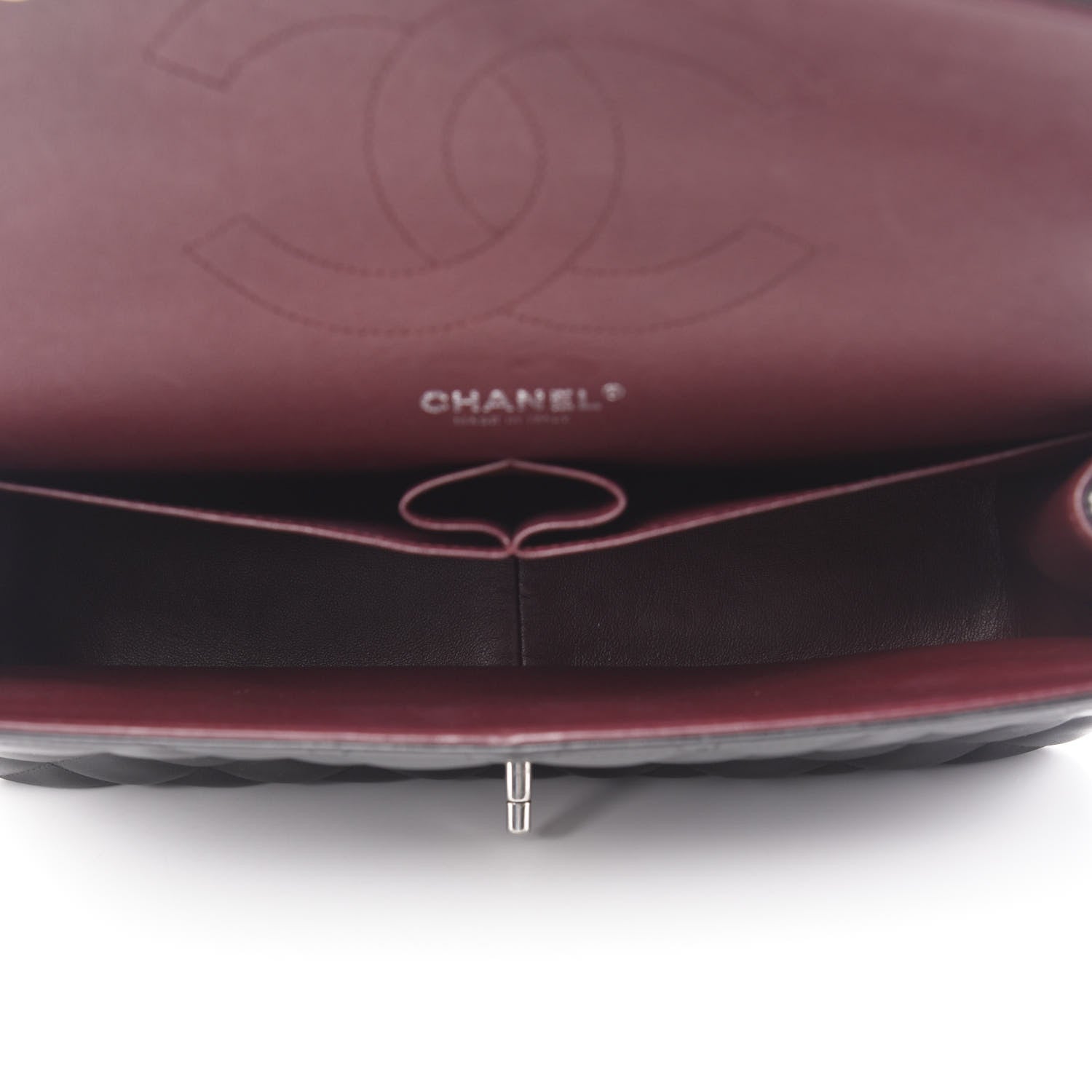 Chanel Lambskin Quilted Jumbo Double Flap Black 5 of 11