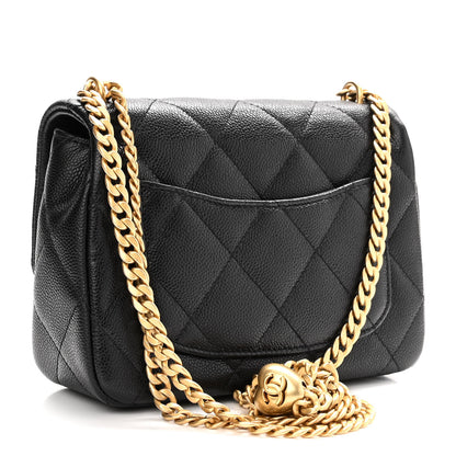 Chanel Caviar Quilted Mini Sweetheart Flap Black 3 of 10