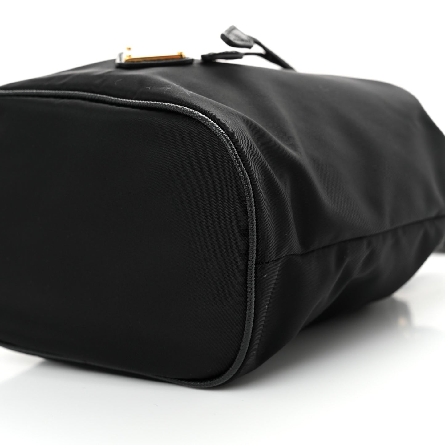 Re-Nylon Saffiano Mini Re-Edition 1978 Bucket Bag Black