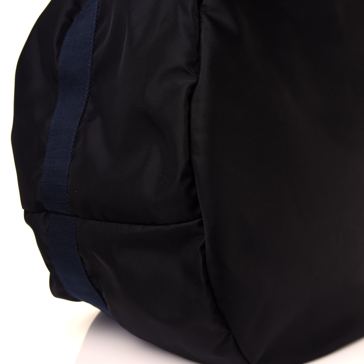 Balenciaga Textured Sport Nylon Logo Embroidered S Wheel Gym Bag Black Bleu Navy 9 of 10